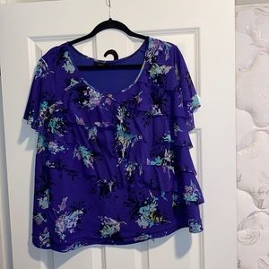Apt 9 2X Purple Blouse